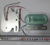 Фонарь габаритный  п/прицепа білий LED 24V с подсв борта