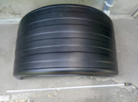 Брызговик (крыло пластм.) б/кроншт. (Двухс) 690х1400мм Брызговик (крыло пластм.) б/кроншт. (Двухс) 690х1400мм